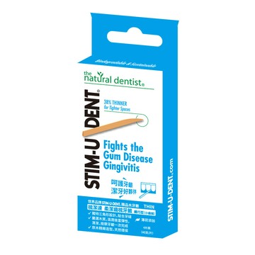 成人牙線 STIM-U-DENT 梳潔達 柔潔齒梳牙籤 纖巧型優雅從齒開始!