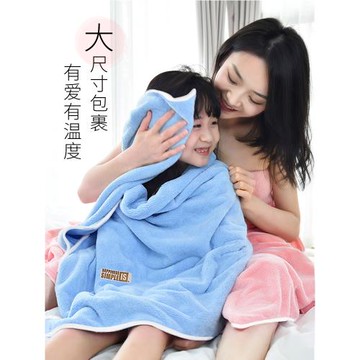 嬰兒浴巾兒童專用大童夏季寶寶毛巾洗澡珊瑚絨比純棉超軟春秋薄款