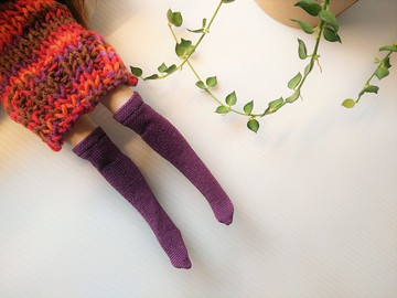 六分娃Blythe小布娃娃純手工縫製膝上襪襪子訂製BJD Licca可洽