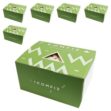 COMFIZ 康菲 大童3D立體醫療口罩 適用7~12歲  20片  好運魯道夫 卡其色  6盒