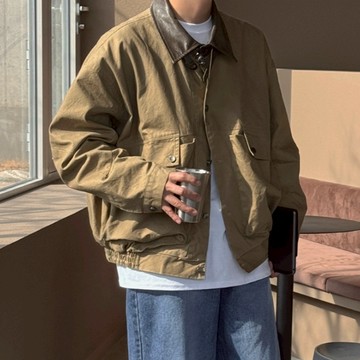 【Metanoia】韓國設計 翻領工裝夾克外套