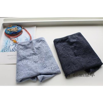 秒殺~外貿出口日單春夏蕾絲軟糯棉混透氣棉襠中高腰大碼內褲女C80