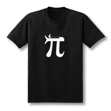 夏季新款數學周邊學霸少年派π短袖純棉T恤衫圓周率創意圓領衣服