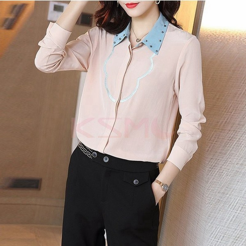 シャツブラウス レディース シャツ 長袖 秋 冬 とろみ ブラウス シフォン オフィス フォーマル シワになりにくい 大きいサイズ スキッパーシャツ 通販 Lineポイント最大0 5 Get Lineショッピング