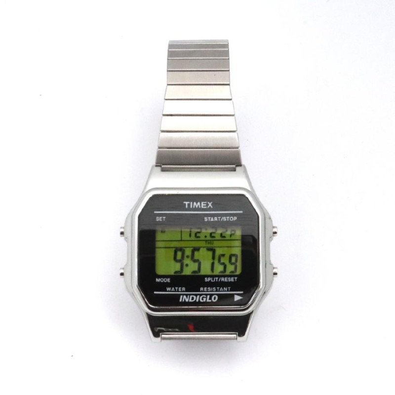 SUPREME × TIMEX Digital Watch 腕時計 デジタルウォッチ シルバー ...