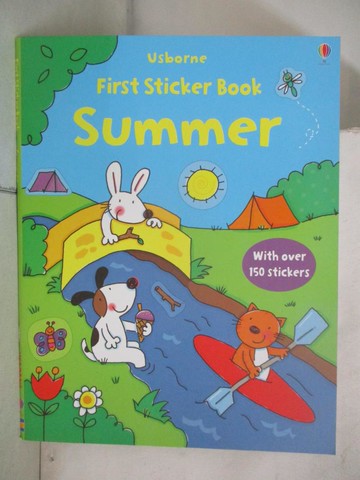 【書寶二手書T8／少年童書_DGG】Usborne First Sticker Books Summer_Greenwell, Jessica / Lamb, Stacey