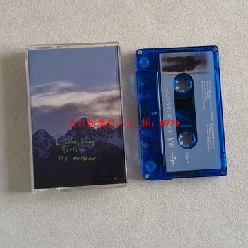 侃爺Kanye West YE專輯藍膠帶磁帶 全新未拆封 Universal正版 收錄7首歌曲 專輯名I Hate Being Bi-Polar Its Awesome 限量收藏