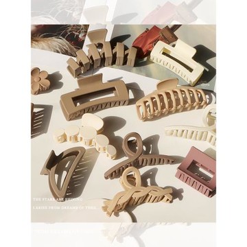 發夾女后腦勺抓夾鯊魚夾發卡高級感發抓大號頭發夾子頭飾2025新款