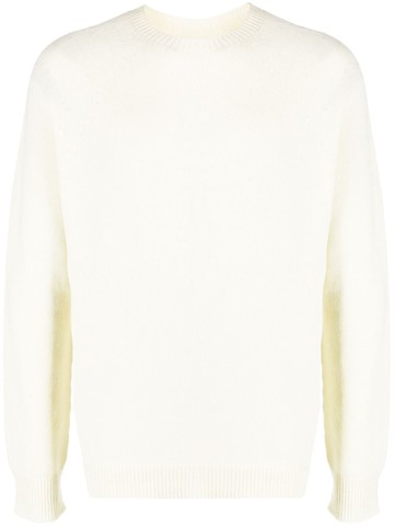 Jil Sander - round-neck cashmere jumper - men - Cashmere - 52 - Neutrals