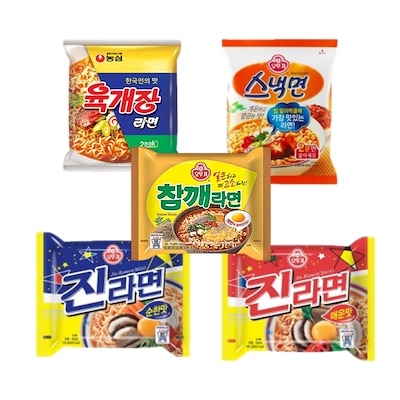 韓国ラーメン チャレンジー!!人気の韓国国民ラーメン5種変わり種韓国ラーメン