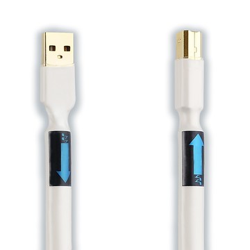 發燒USB DAC A-B 音訊線【川木】全新【W226】HiFi解碼器DAC連接線單晶銅鍍銀雙層 抗干擾