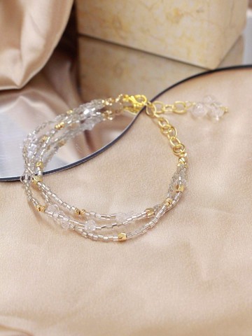 眼睛水汪汪。MUCHAT手作14KGP水晶串珠玲丸珠手鍊