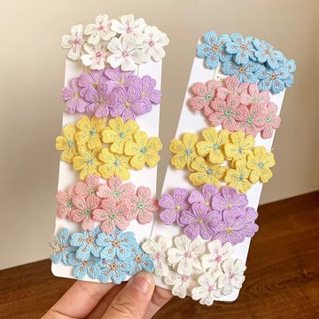 🚀臺灣出貨🔥2025新款粉色櫻花髮夾碎髮夾女新中式刺繡劉海bb夾子掰掰夾髮飾女