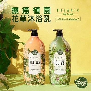 韓國 Shower Mate 療癒植園花草沐浴露 500ml【美日多多】沐浴乳 微風沐浴乳