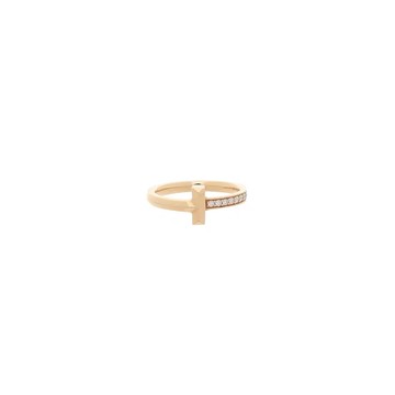 TIFFANY & CO. T1 鑽石戒指 / 玫瑰金 AU750