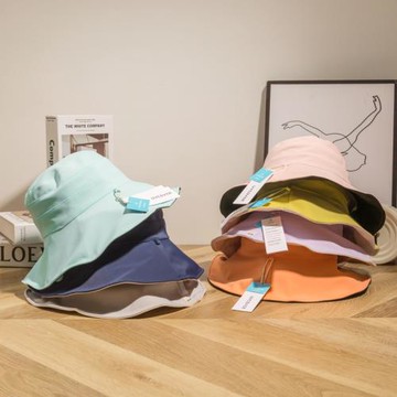 戶外日常！專柜同款UPF50折疊便攜抗紫外線大帽檐防曬遮陽漁夫帽