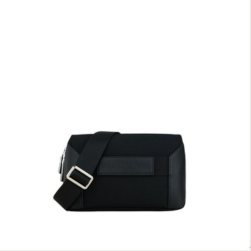 BRAUN BUFFEL 台灣總代理 瑞瑟 斜背包-黑色/BF583-61-BK