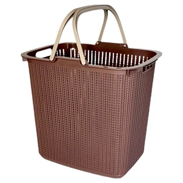 米蘭洗衣籃  咖啡色  45 x 32 x 40cm