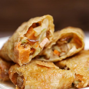 鮮菇腐皮卷(全素) 12個/盒【素食】【港點】【寶達蔬食餐廳】【港式點心】