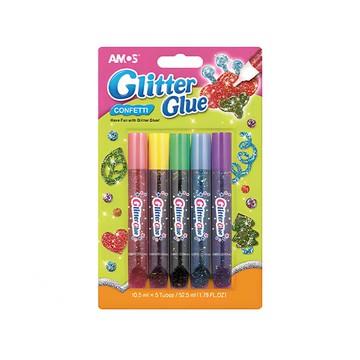 AMOS 阿摩司 金絲膠 10.5ml x 5 支  1組  五色