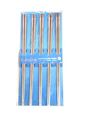 【晨光】廚之坊Linox 304A 不鏽鋼筷 5雙入(459791)【現貨】