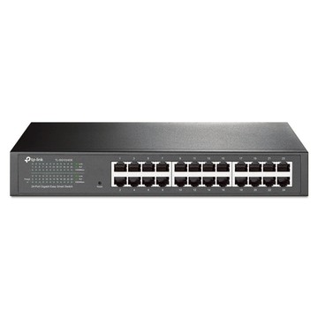 tp-link 24埠Gigabit簡易智慧型乙太網路金屬交換器  1個  TL-SG1024DE