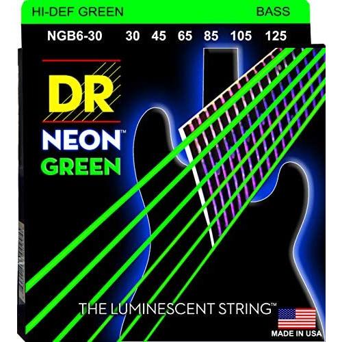 DR Strings Coated Nickel Bass Guitar Strings, Medium NGB6-30