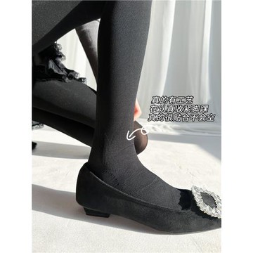 強壓！瘦腿襪美腿塑形黑色啞光壓力襪春秋收腹提臀打底連褲襪480d