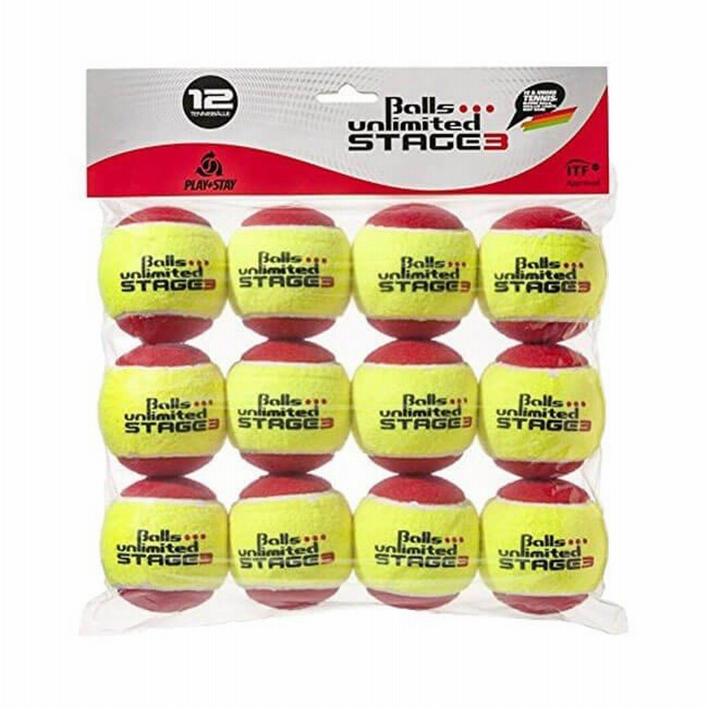 12球セット ボールズアンリミテッド Balls Unlimited ステージ3 レッドボール 12球入り ジュニアテニスボール 18y11m 通販 Lineポイント最大0 5 Get Lineショッピング