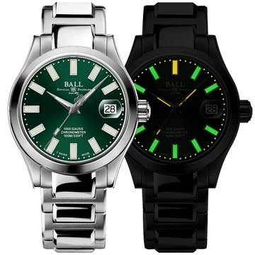 BALL 波爾錶 Engineer III系列 COSC天文台認證 日期機械腕錶 36mm / NL9616C-S1C-GR