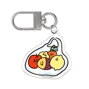 【正版授權】Second Morning生鮮袋裝鑰匙圈