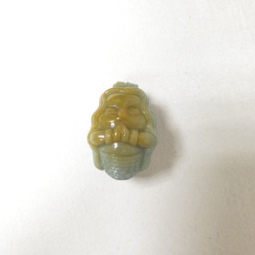 天然緬甸玉A貨-O0256-Q版美人魚小擺件長28.7mm寬19.8mm厚20.5mm💰特價1380元