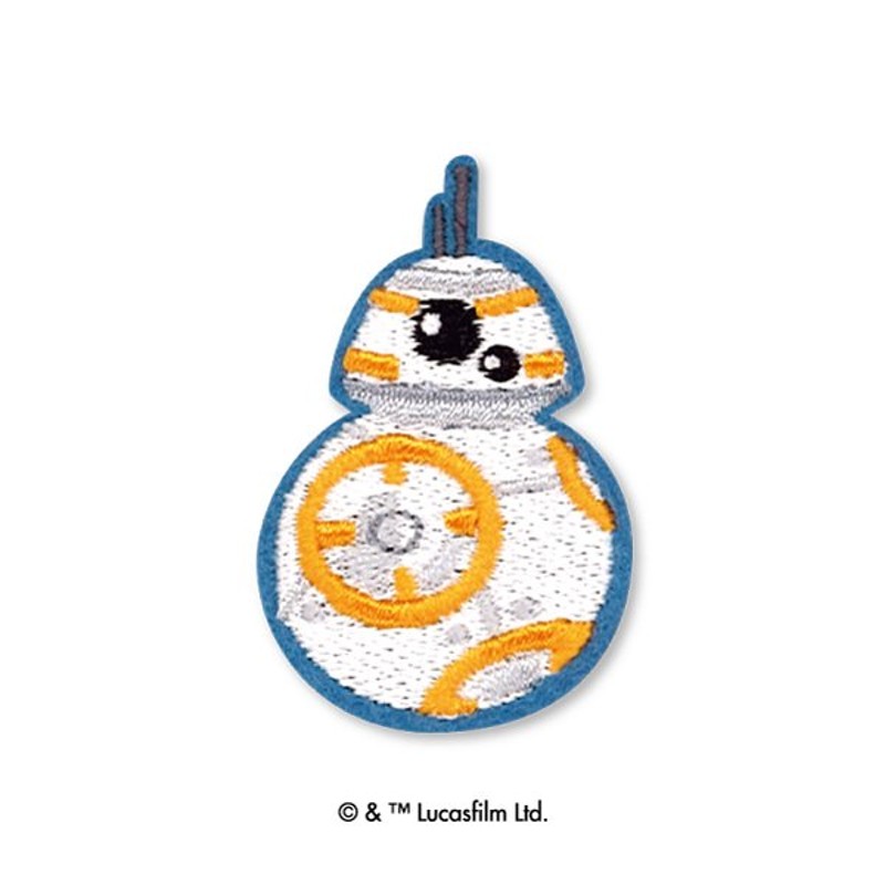 STAR WARS】スター・ウォーズ BB-8 ワッペン アイロンシール両用タイプ 通販 LINEポイント最大GET | LINEショッピング