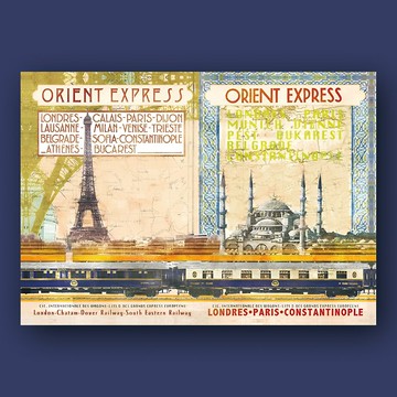 東方快車明信片 Orient Express postcard