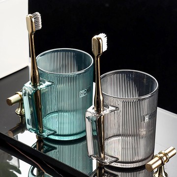 洗漱杯情侶套裝刷牙漱口杯簡約情侶牙缸杯牙刷牙杯一體二合一384M