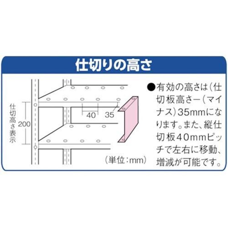 TRUSCO トラスコ中山 スチールラック 軽量棚用縦仕切板 300X350 ネオグレー [V-7 NG] V7 販売単位：1 通販  LINEポイント最大0.5%GET LINEショッピング