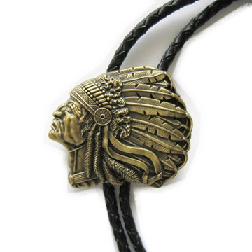 現貨+預購 Bolo tie波洛領帶-鍍銅印地安酋長美式領帶男配件74gx22【獨家進口】【米蘭精品】