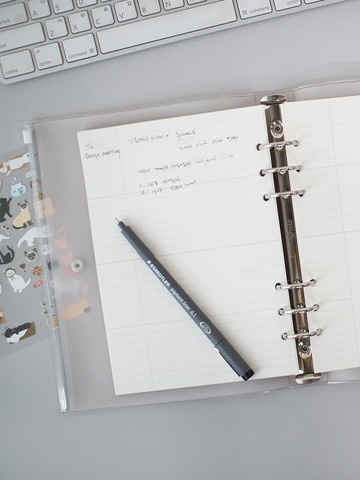 6-Ring Binder Refill No.2 Free Note Weekly