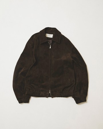 [秋季新品預訂] Suede Zip Blouson