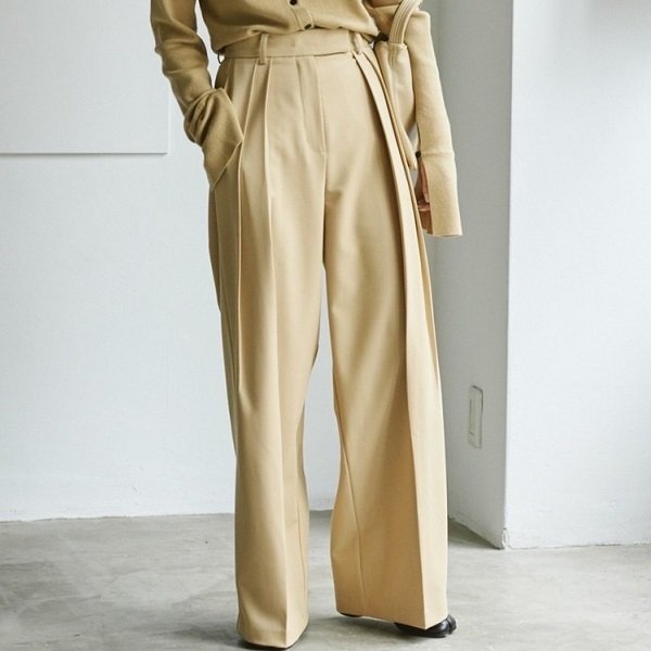 TODAYFUL Twill Cocoon Trousers-