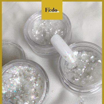 現貨實拍｜日系 美甲冰晶雪絨粉 雲棉粉 歐珀粉 雲錦粉 高閃度 極細柔亮片 素材 幻彩亮片粉 幻彩粉 美甲材料