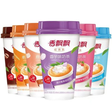 台灣出貨👉香飄飄沖泡飲料 椰果 草莓 香芋 麥香 經典原味 8種口味任選 80g/杯