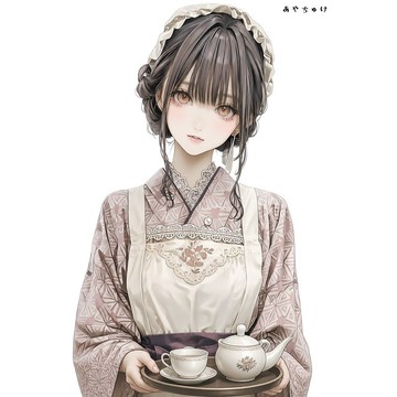 【9 月新款】07-141-0222 人物貼紙 幻想復古浪漫喫茶