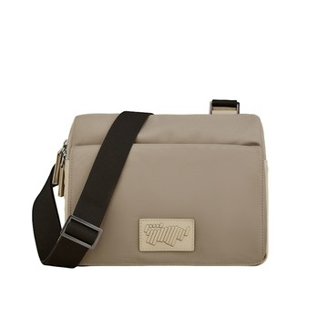 BRAUN BUFFEL 台灣總代理 韋本 橫式斜背包-沙丘/BF588-12-MDT