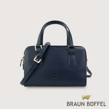 【BRAUN BUFFEL 德國小金牛】台灣總代理 科蘿-B 斜背包-深藍色/BF882-36-DB