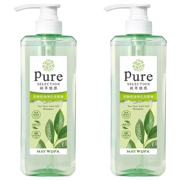 美吾髮 純萃植感 茶樹控油洗髮精  500ml  2瓶