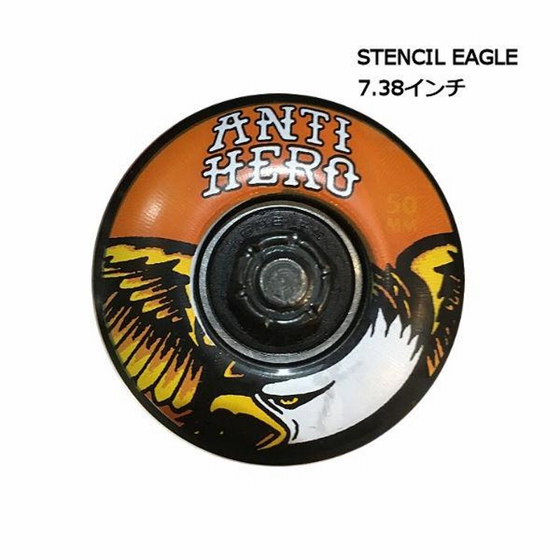 スケートボード アンチヒーロー　キッズサイズデッキ7.3インチ アンタイヒーロー ANTI HERO 7.38インチ スケートボード キッズ