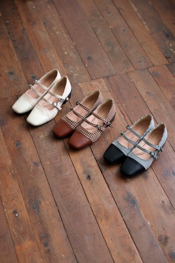 寬楦氣墊千鳥跟鞋—漫步佛羅倫斯2024SS