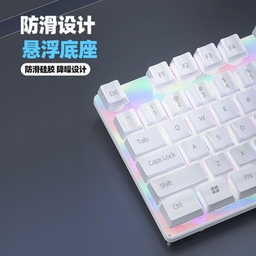 【樂天精選】鍵盤有線鍵盤辦公專用打字鼠標套裝機械手感電腦臺式靜音外接電競游戲