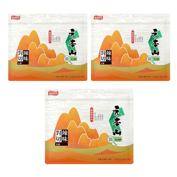 元本山 辣味對切海苔，富含膳食纖維，佐飯/料理皆宜  23.7g  3包